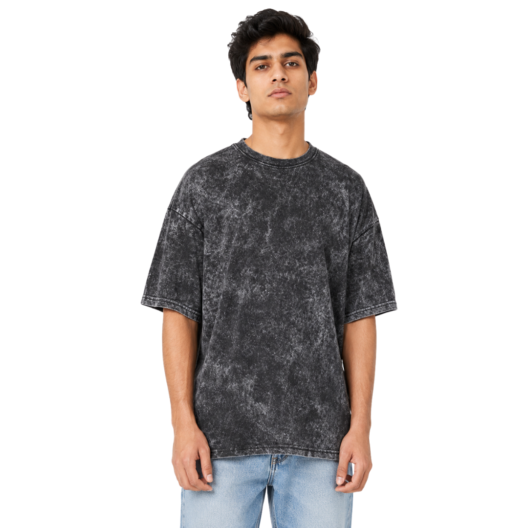 240 GSM Acid Wash Oversized T-Shirt Wholesale Blank Tee