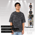 240 GSM Acid Wash Oversized T-Shirt Wholesale Blank Tee